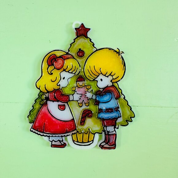 Vintage Joan Walsh Anglund Christmas Ornaments Set of Three Vintage 80s Xmas - Picture 5 of 7